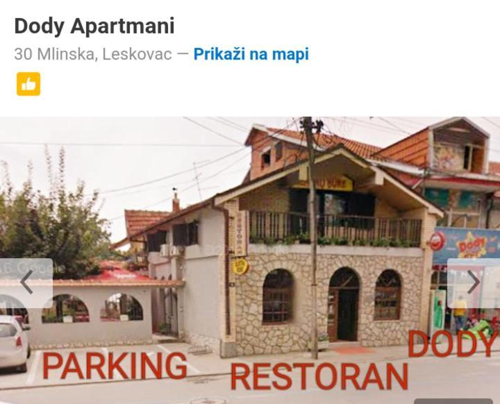 Dody Apartmani Leskovac  Exterior foto